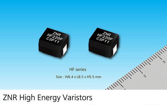 تولید واریستورهای انرژی بالا ZNR توسط پاناسونیک